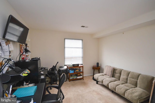 6317 Park Heights Ave Unit 310, Baltimore, MD 21215 - office area with light colored carpet