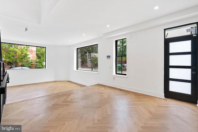 2301 Naudain St, Philadelphia, PA 19146 - foyer entrance with healthy amount of natural light, baseboards, and recessed lighting