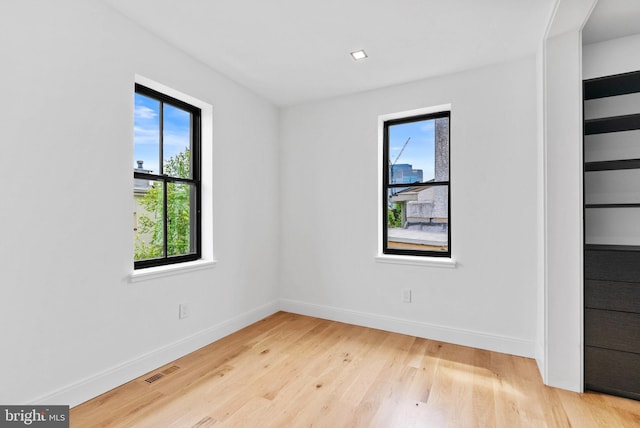 2301 Naudain St, Philadelphia, PA 19146 - spare room with baseboards and light wood-style floors