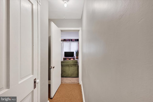 133 S Prospect Ave, Baltimore, MD 21228 - hall featuring light carpet and baseboards