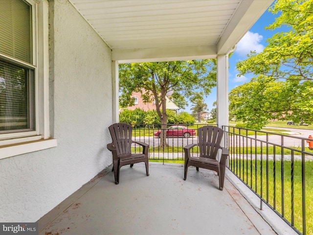 3812 Callaway Ave, Baltimore, MD 21215 - view of patio / terrace with a balcony