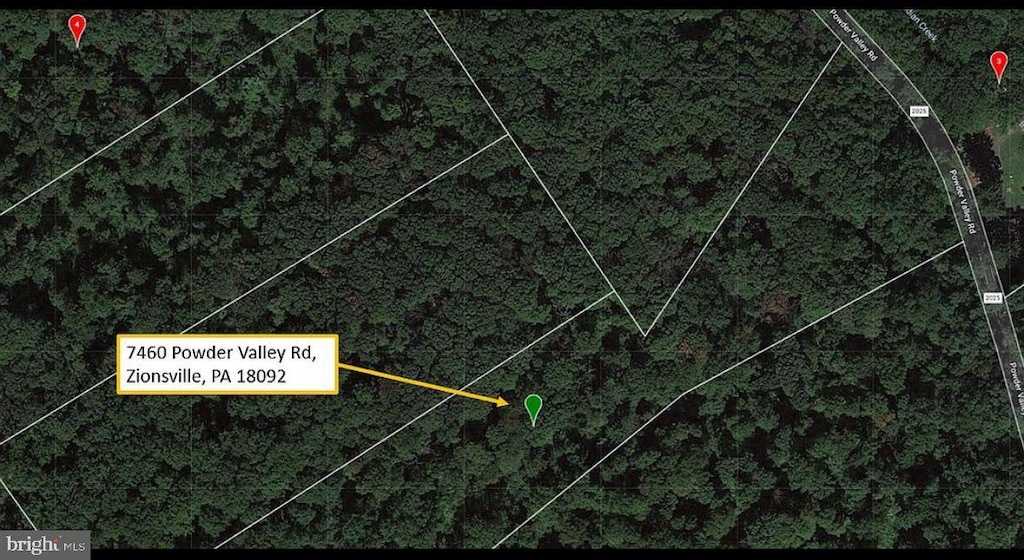 7460 Powder Valley Rd, Zionsville, PA 18092 - map / location