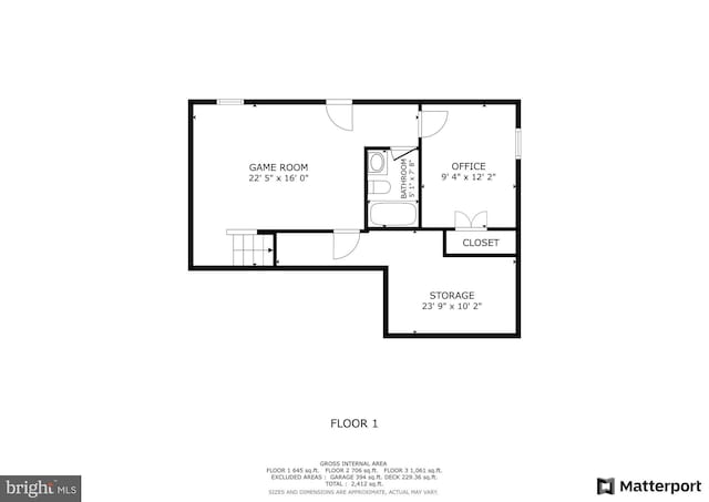 9307 Cedar Forest Dr, Fredericksburg, VA 22408 - view of room layout