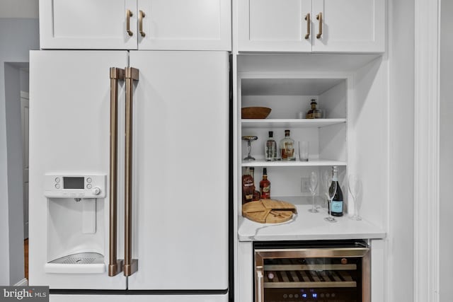9017 Rouen Ln, Potomac, MD 20854 - pantry with wine cooler