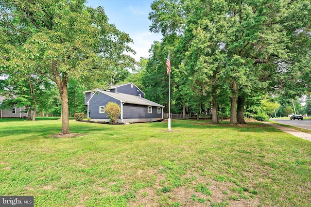 2 Tall Timber Ln, Burlington, NJ 08016 - view of green lawn featuring view of wooded area
