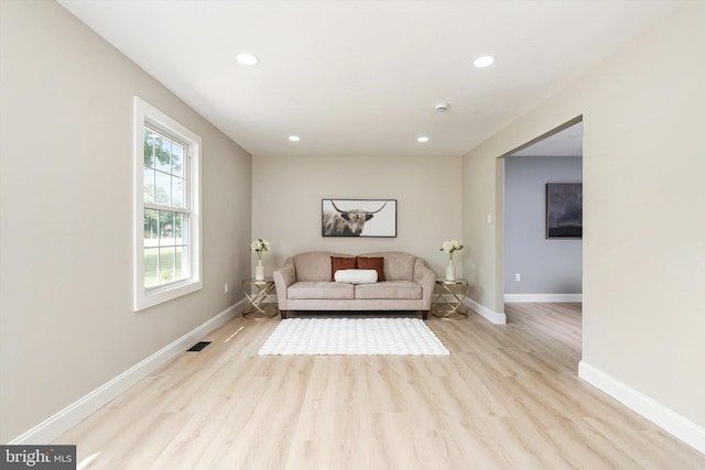 2 Tall Timber Ln, Burlington, NJ 08016 - living area featuring light wood finished floors and recessed lighting