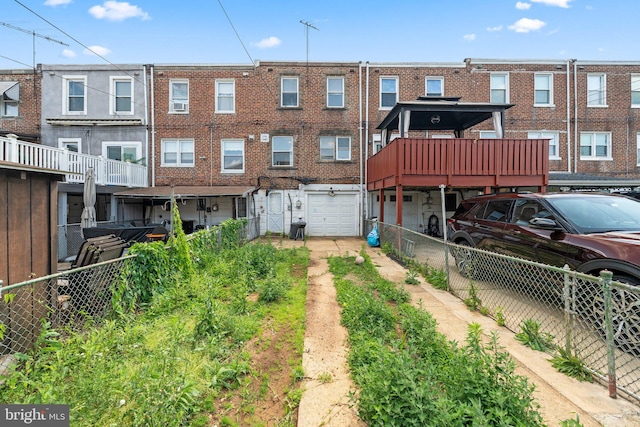 3333 Ashville St, Philadelphia, PA 19136 - back of property with a garage and driveway