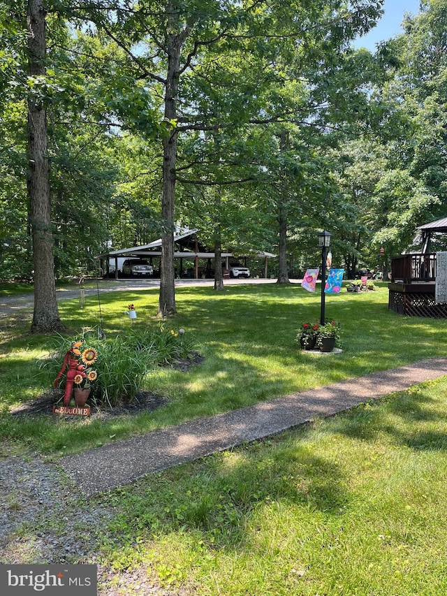 16010 Newbys Shop Rd, Elkwood, VA 22718 - view of green lawn featuring a gazebo