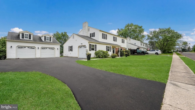 17 Rosemore Dr, Chalfont, PA 18914 - view of front of home featuring a front lawn, roof with shingles, and a garage