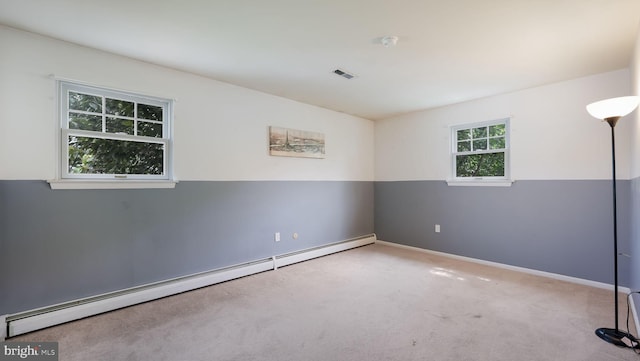 17 Rosemore Dr, Chalfont, PA 18914 - unfurnished room with baseboard heating and carpet floors