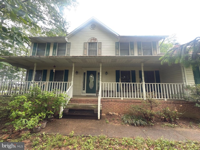 1701 Underwood Rd, Sykesville, MD 21784 - view of front of property featuring covered porch