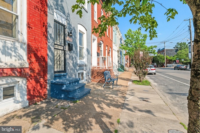 1521 Bush St, Baltimore, MD 21230 - doorway to property with brick siding