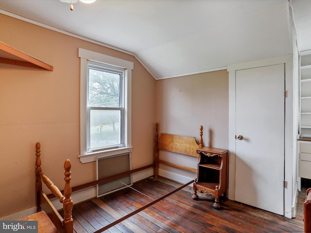 12225 Upper Georges Creek Rd SW, Frostburg, MD 21532 - additional living space featuring hardwood / wood-style flooring and vaulted ceiling