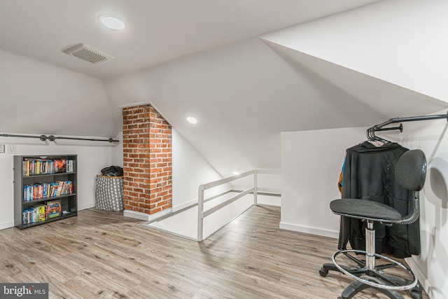 23 Ridge Ave, Hanover, PA 17331 - bonus room featuring lofted ceiling, wood finished floors, and recessed lighting