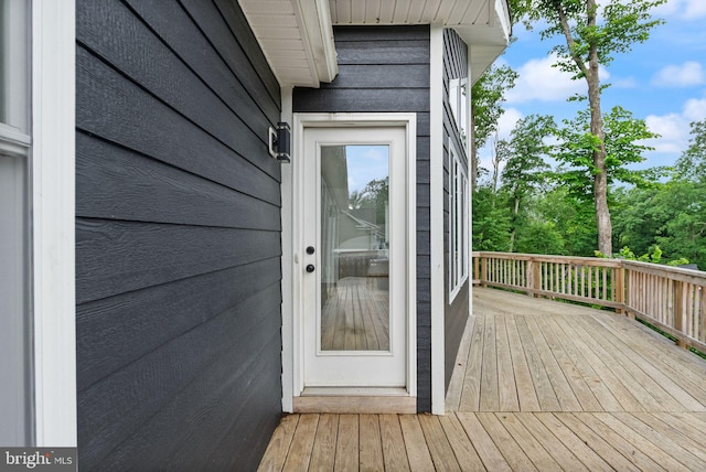 2554 High Top Rd, Linden, VA 22642 - view of exterior entry featuring a wooden deck