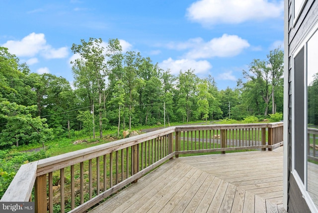 2554 High Top Rd, Linden, VA 22642 - view of wooden deck