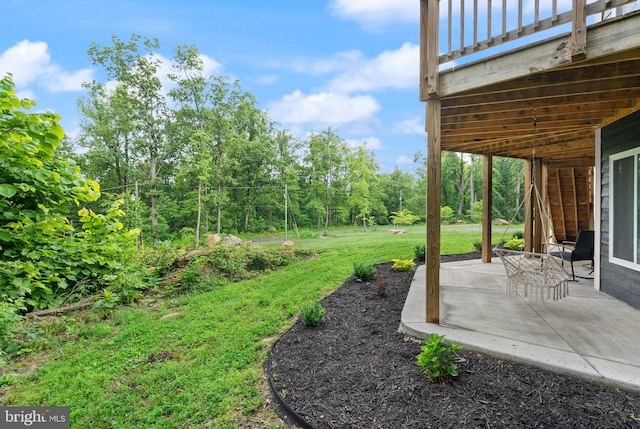 2554 High Top Rd, Linden, VA 22642 - view of grassy yard featuring a patio
