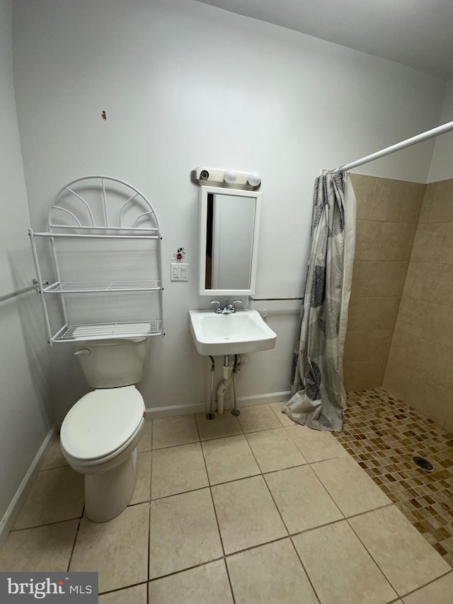 1924 S 21st St, Philadelphia, PA 19145 - bathroom with a shower stall and tile patterned flooring