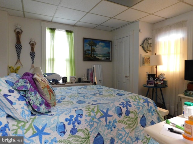 46-48 W Third St, Waynesboro, PA 17268 - bedroom with a drop ceiling and a closet