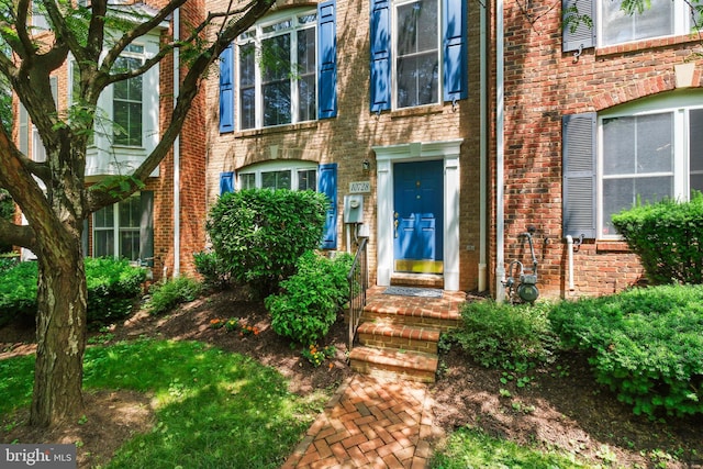 10728 Horde St, Silver Spring, MD 20902 - property entrance featuring brick siding