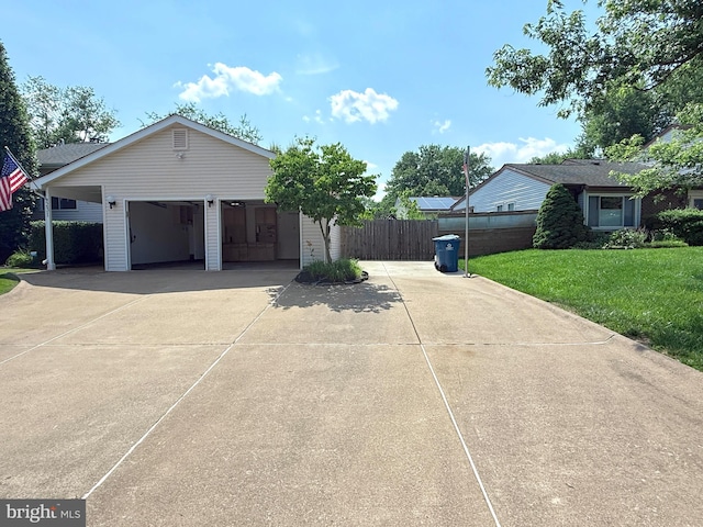 231 E Juniper Ave, Sterling, VA 20164 - view of front of property with concrete driveway and a garage