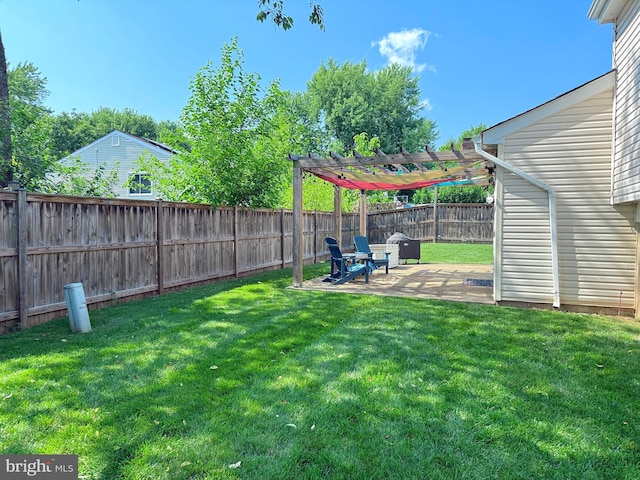 231 E Juniper Ave, Sterling, VA 20164 - fenced backyard featuring a pergola and a patio