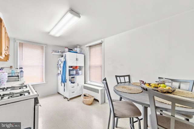 73 Fairfield Ave, Lawrence, NJ 08648 - kitchen with radiator and gas range gas stove