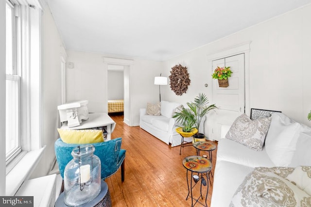 73 Fairfield Ave, Lawrence, NJ 08648 - living area featuring wood finished floors