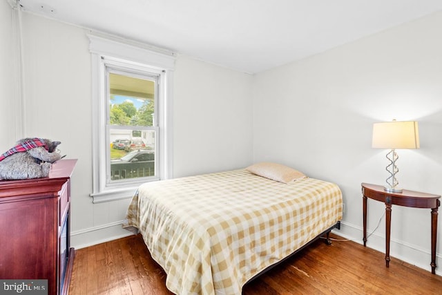 73 Fairfield Ave, Lawrence, NJ 08648 - bedroom with wood-type flooring and baseboards