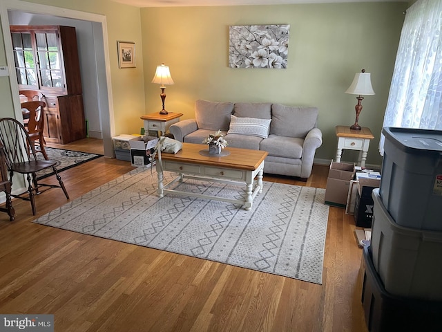 6936 Cedar Ave, Pennsauken, NJ 08109 - living area featuring wood finished floors