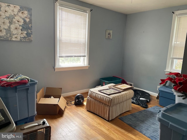 6936 Cedar Ave, Pennsauken, NJ 08109 - misc room featuring wood finished floors and baseboards