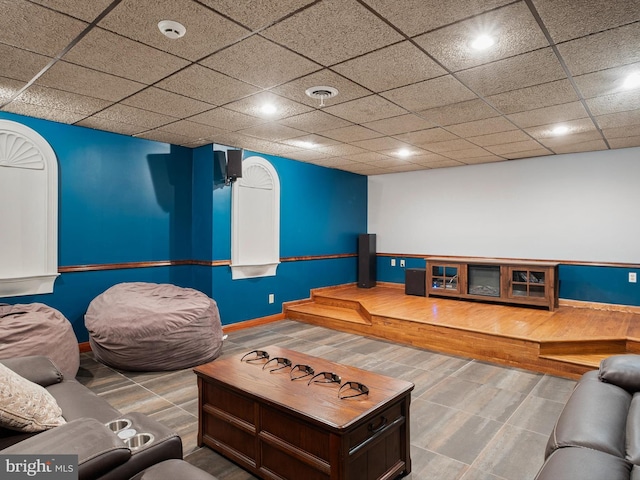 2 N Pheasants Rdg N, Wilmington, DE 19807 - home theater room with recessed lighting and baseboards