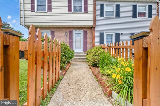 2821 Banks Ct, Dumfries, VA 22026 - view of front of home with brick siding