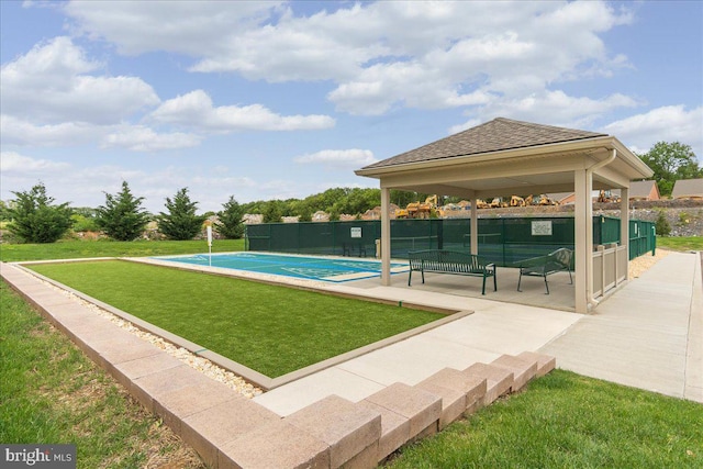 13336 Marquise Dr, Hagerstown, MD 21742 - view of swimming pool featuring a gazebo and shuffleboard