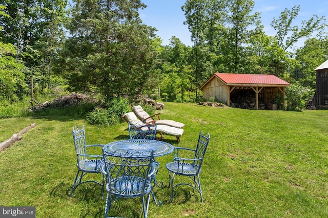 2355 Little Rd, Perkiomenville, PA 18074 - view of grassy yard featuring an outbuilding