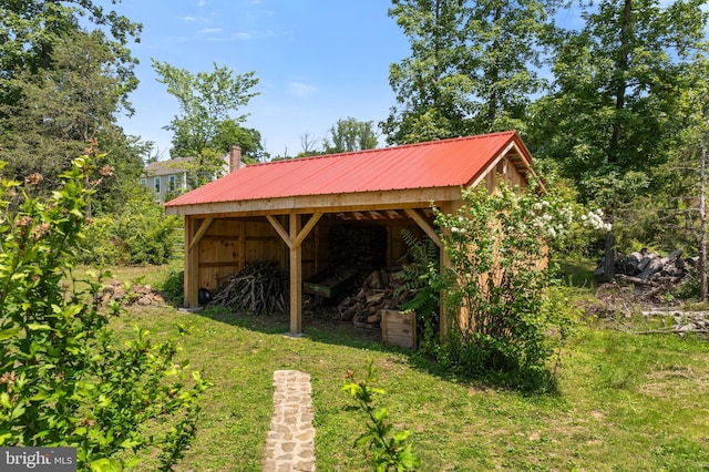 2355 Little Rd, Perkiomenville, PA 18074 - view of yard with a pole building and an outbuilding
