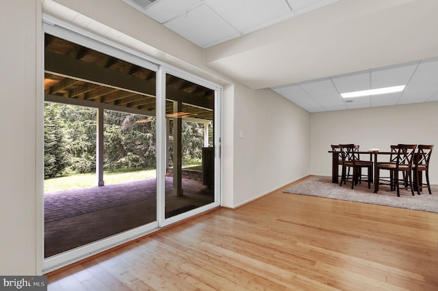 2725 Woodridge Ct, West Friendship, MD 21794 - spare room featuring wood finished floors and a drop ceiling