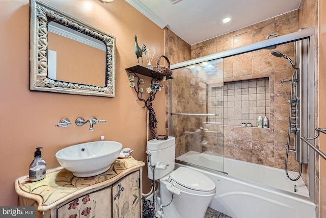 23 Penny Ln Unit 23, Baltimore, MD 21209 - bathroom with shower / bath combination with glass door and vanity
