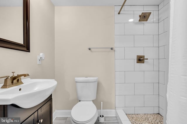 1128 S 24th St S, Philadelphia, PA 19146 - full bathroom with vanity and tiled shower