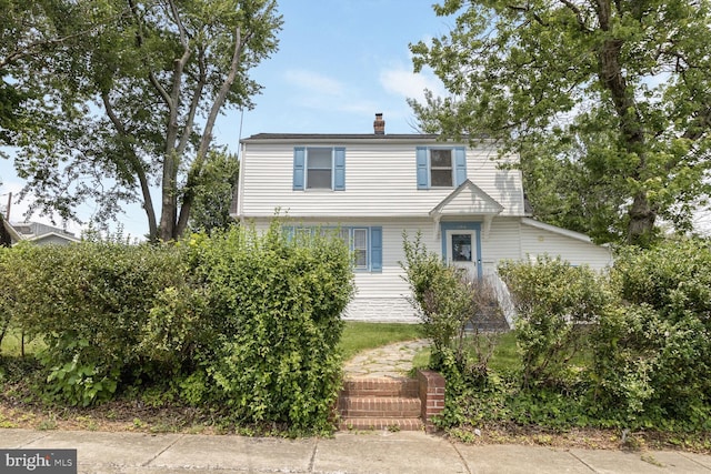 104 Ferndale Rd, Glen Burnie, MD 21061 - view of front facade with a chimney