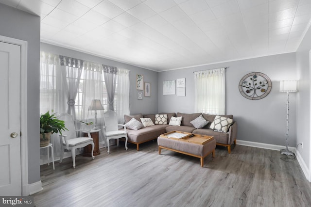 104 Ferndale Rd, Glen Burnie, MD 21061 - living room with wood finished floors