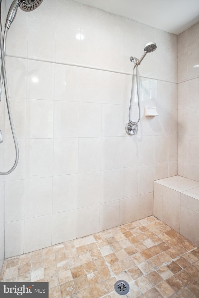 18510 Barton Creek Pl, Leesburg, VA 20176 - bathroom with a tile shower