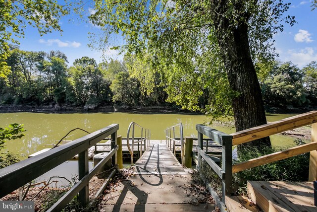18510 Barton Creek Pl, Leesburg, VA 20176 - dock area with a water view