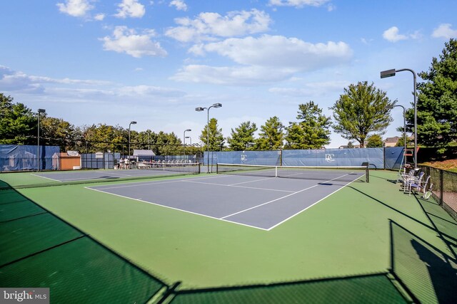 18510 Barton Creek Pl, Leesburg, VA 20176 - view of tennis court with community basketball court