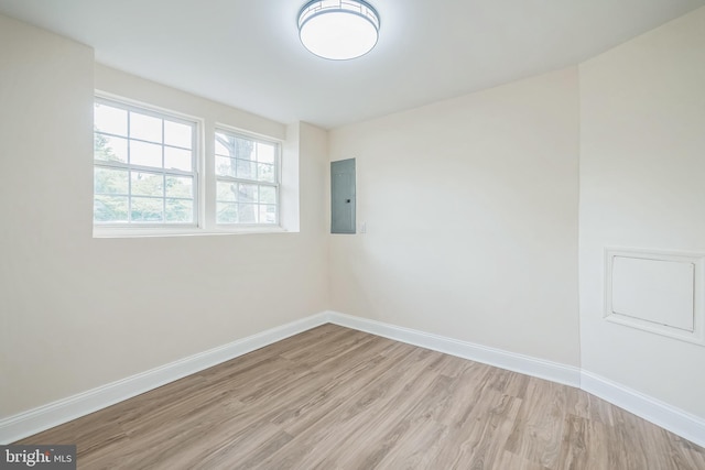 5514 Aeriel Pl, Frederick, MD 21703 - unfurnished room featuring electric panel and light wood finished floors