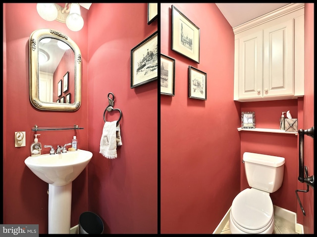 3172 N George St, Emigsville, PA 17318 - half bathroom featuring toilet