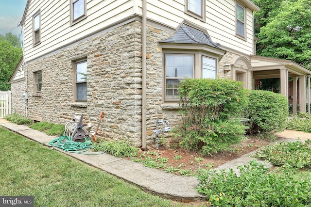 3172 N George St, Emigsville, PA 17318 - view of side of property featuring stone siding