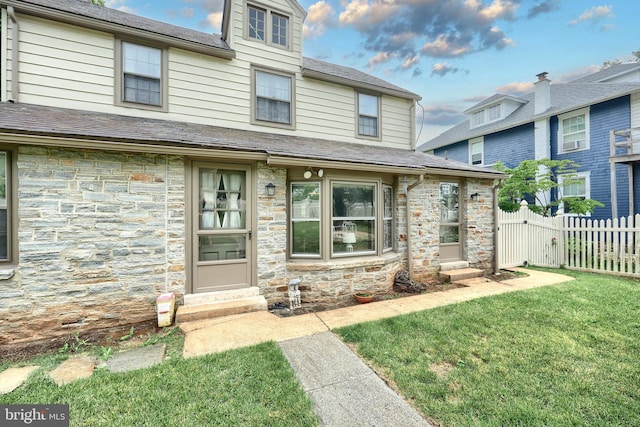 3172 N George St, Emigsville, PA 17318 - view of front of house with stone siding and entry steps
