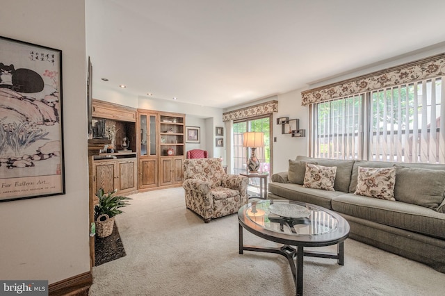 3305 Keswick Way Unit 3305D, West Chester, PA 19382 - living area featuring light colored carpet