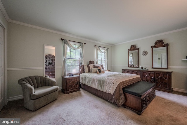 3305 Keswick Way Unit 3305D, West Chester, PA 19382 - carpeted bedroom with crown molding